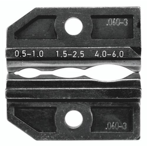 Rennsteig Werkzeuge 624 060-3 3 0 Crimpeinsatz Unisolierte Kabelschuhe, Unisolierte Verbinder 0.5 bis 6 mm² Passend für ...