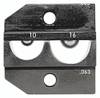 Rennsteig Werkzeuge "624 063 3 0" 624 063 3 0 Crimpeinsatz Unisolierte Kabelschuhe, Unisolierte Verbinder 10 bis 16 mm² Passend für Marke (Zangen) Rennsteig Werkzeuge PEW 12