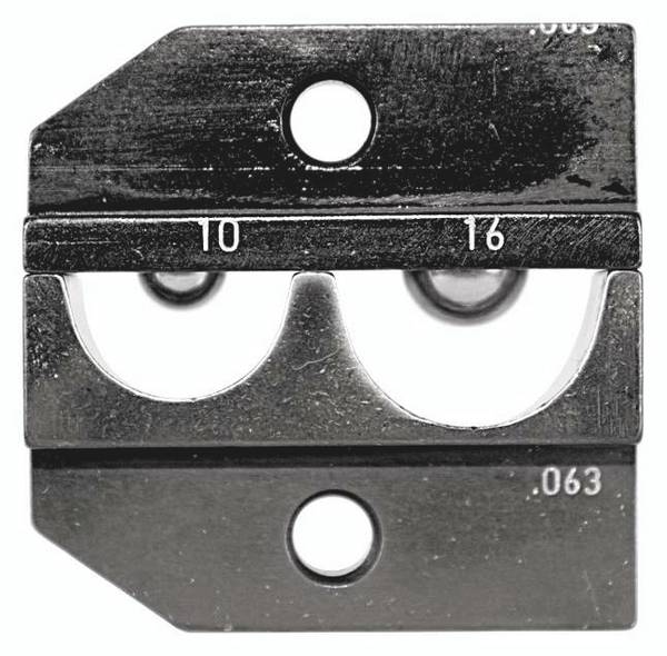 Rennsteig Werkzeuge "Rennsteig Werkzeuge" 624 063 3 0 Crimpeinsatz Unisolierte Kabelschuhe, Unisolierte Verbinder  10 bis 16 mm²   Passend für Marke (Zangen) Rennsteig Werkzeuge PEW 12