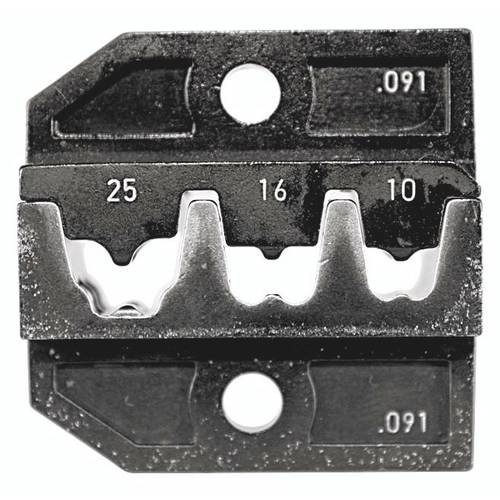 Rennsteig Werkzeuge Crimp-Einsatz 10,0 -25,0mm für Crimp-Systemzange 624 091 3 0 Crimpeinsatz Aderendhülsen 10 bis 25 mm...