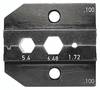 Rennsteig Werkzeuge "624 100 3 0" 624 100 3 0 Crimpeinsatz Koaxial-Steckverbinder RG58, RG59, RG62, RG71 Passend für Marke (Zangen) Rennsteig Werkzeuge PEW 12