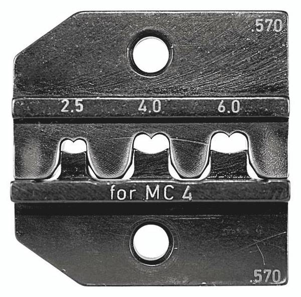Rennsteig Werkzeuge "Rennsteig Werkzeuge" 624 570 3 0 Crimpeinsatz Solar-Steckverbinder geeignet für MC4 2.5 bis 6 mm²   Passend für Marke (Zangen) Rennsteig Werkzeuge PEW 12