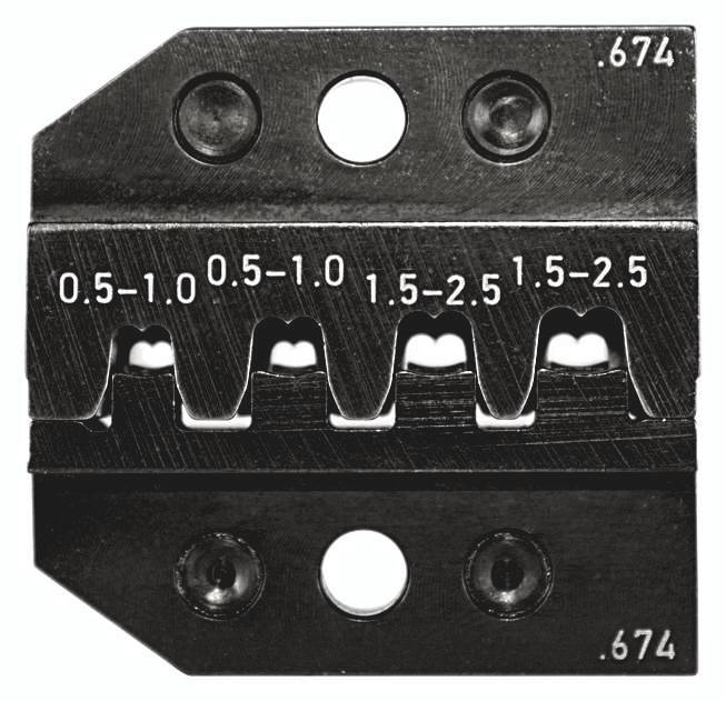 RENNSTEIG Crimpeinsatz Modularstecker 0.5 bis 2.5 mm² Rennsteig Werkzeuge 624 674 3 0 Passend für Ma