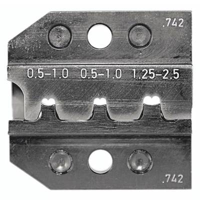 Rennsteig Werkzeuge  624 742 3 0 Crimpeinsatz Unisolierte Flachsteckverbinder  0.5 bis 2.5 mm²   Passend für Marke (Zang