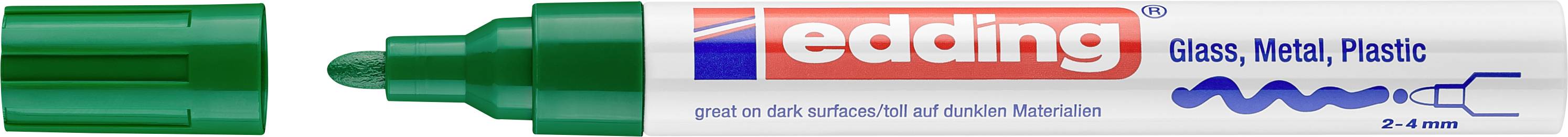 Edding 750 4-750-9-004 Lackmarker Grün 2 mm, 4 mm