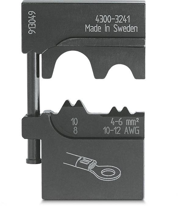 Phoenix Contact CRIMPFOX-M RC 10-1/DIE 1212744 Crimpgesenk Unisolierte Kabelschuhe 4 bis 10 mm² Passend für Marke (Zange...