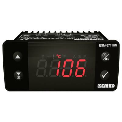 Emko ESM-3711-HN.5.11.0.1/00.00/1.0.0.0 2-Punkt-Regler Temperaturregler Pt100 -50 bis 400 °C Relais 16 A (L x B x H) 65 -0
