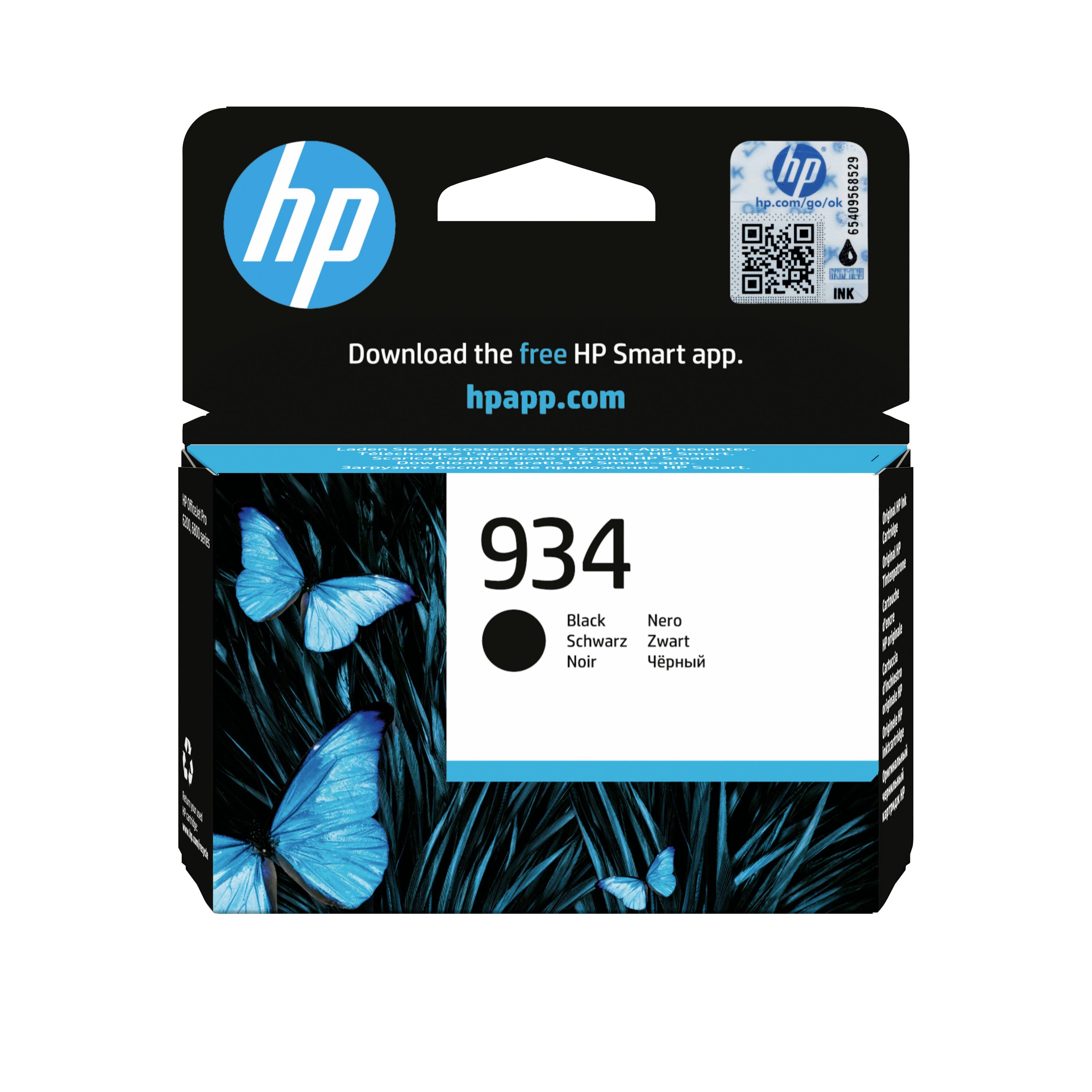 HP 934 Druckerpatrone Original Schwarz C2P19AE Tinte