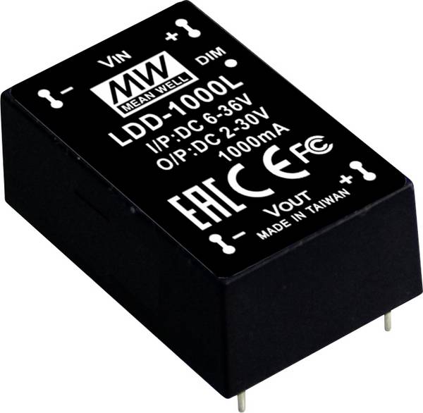 MEAN WELL LDD-1000L DC/DC-Wandler, Print 1000 mA 52 W Anzahl Ausgänge: 1 x Inhalt 1 St.