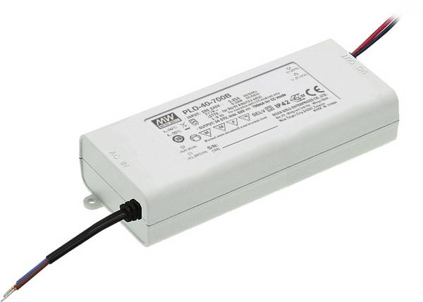 MEAN WELL PLD-40-1050B LED-Treiber Konstantstrom 40 W 1.05 A 22 - 38 V/DC nicht dimmbar 1 St.