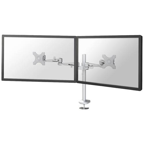 Neomounts FPMA-D935DG 2fach Monitor-Tischhalterung 25,4 cm (10) - 68,6 cm (27) Silber Neigbar, Schwenkbar, Rotierbar