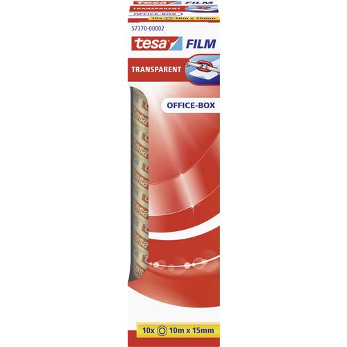 Thumbnail - tesa OFFICE-BOX 57370-00002-11 tesafilm Transparent (L x B) 10 m x 15 mm 10 St.