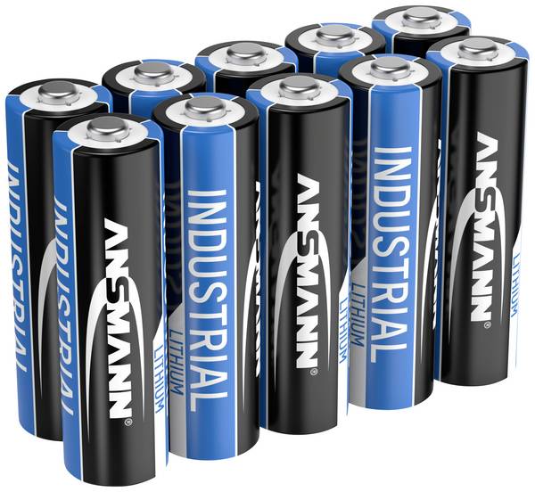 Ansmann Lithium Industrial FR6 Mignon (AA)-Batterie Lithium 3000 mAh 1.5 V 10 St.