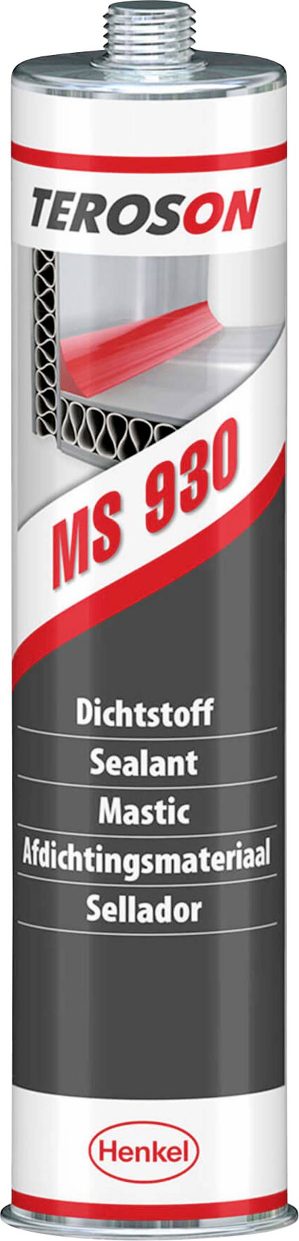 Teroson MS 930 GY CR Dichtmasse Herstellerfarbe Grau 2496651 310 ml