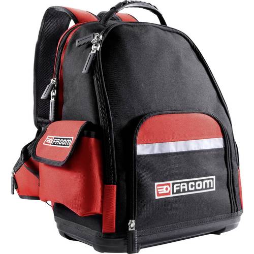 Thumbnail - Facom Notebook Rucksack Passend für maximal: 38,1 cm (15) Schwarz, Rot