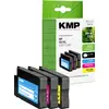 KMP Druckerpatrone ersetzt HP 951XL, CN046AE, CN047AE, CN048AE Kompatibel Kombi-Pack Cyan, Magenta, Gelb H101V 1723,4050