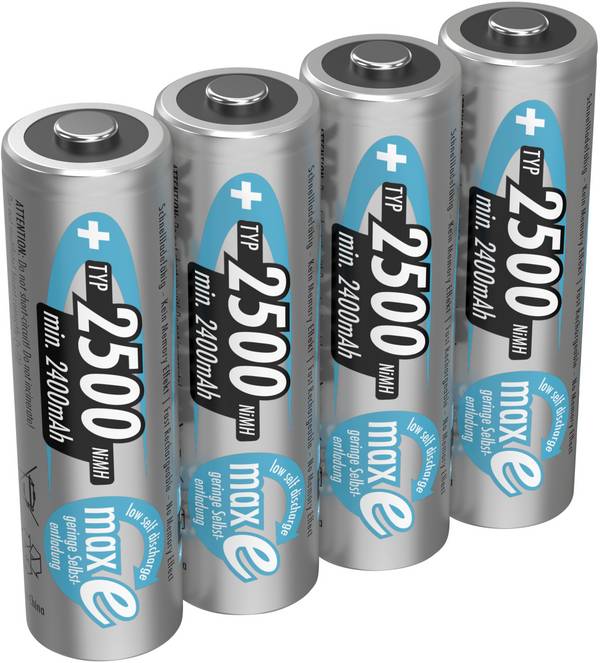 Ansmann maxE HR06 Mignon (AA)-Akku NiMH 2500 mAh 1.2 V 4 St.