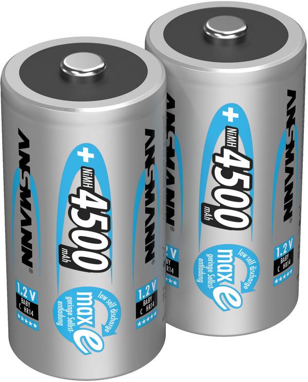 Ansmann maxE HR14 Baby (C)-Akku NiMH 4500 mAh 1.2 V 2 St.