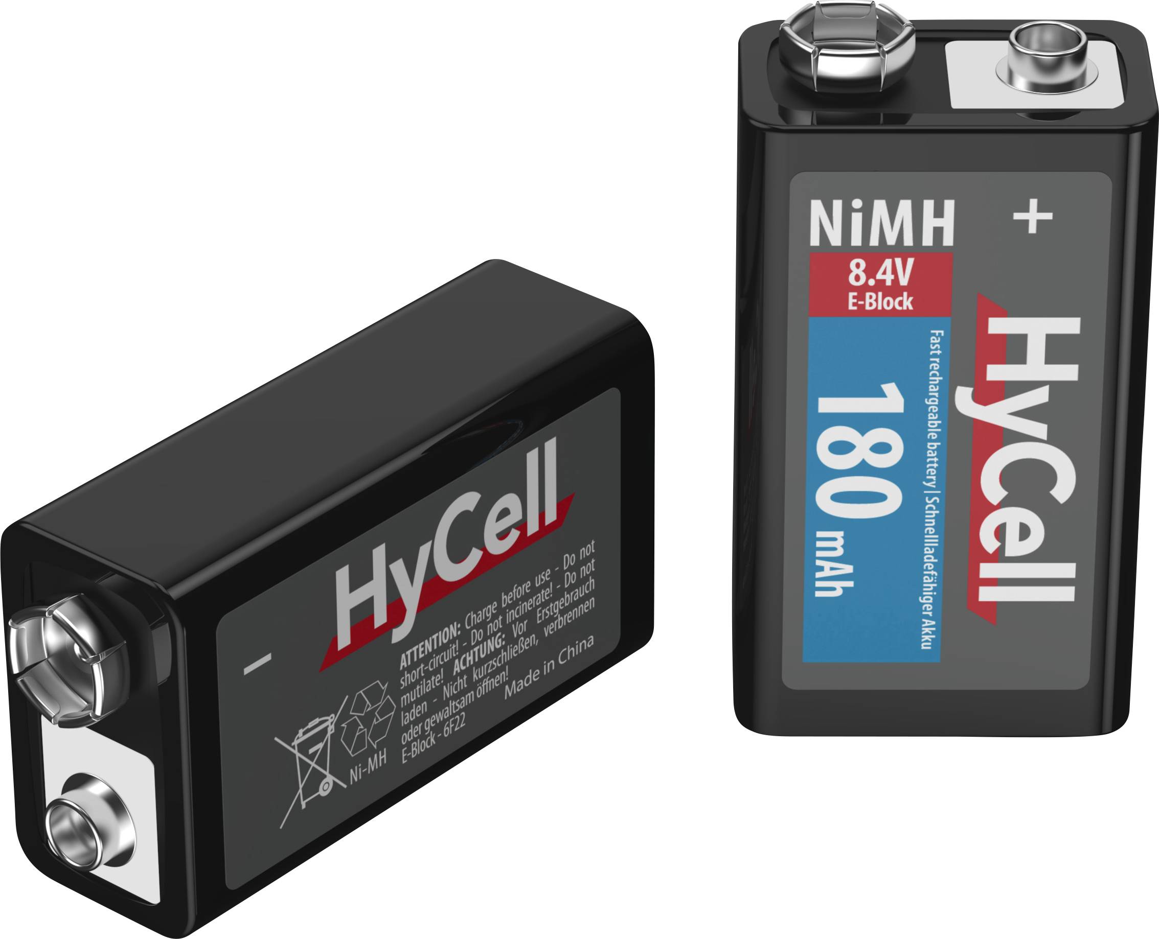 HYCELL NiMH-9V-Blockakku 150 mAh-0