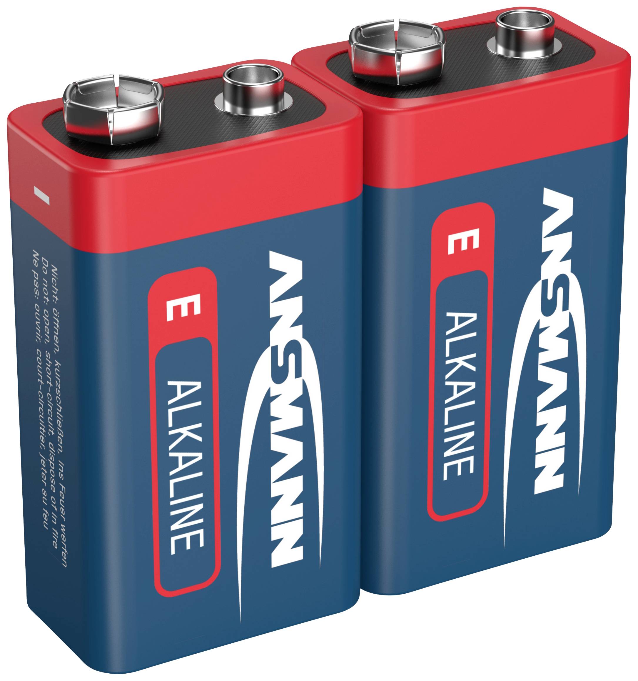 ANSMANN 1x2 Ansmann Alkaline 9V-Block red-line