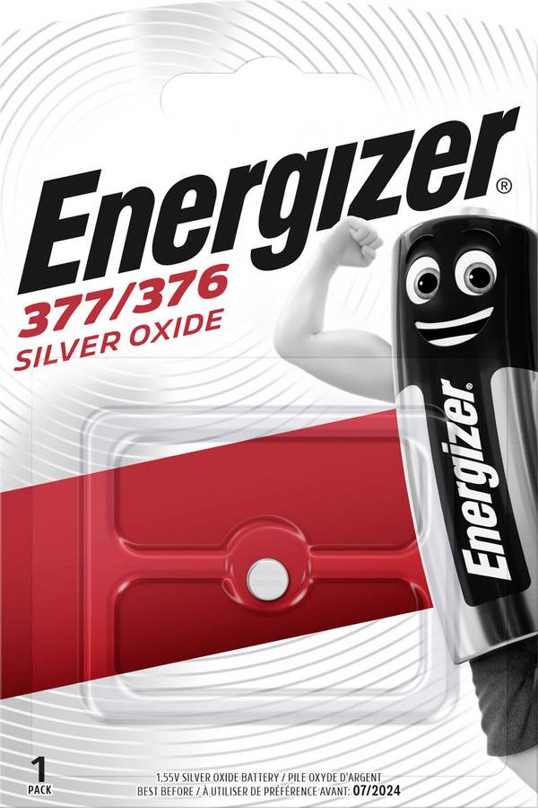 Energizer Knopfzelle 377 1.55 V 1 St. 25 mAh Silberoxid SR66