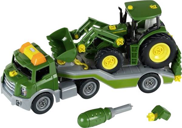 Transporter m. John Deere Traktor