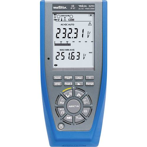 Thumbnail - Metrix MTX 3291 Hand-Multimeter digital CAT III 1000 V, CAT IV 600 V Anzeige (Counts): 60000