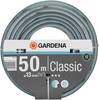 GARDENA 18010-20 Classic Schlauch 13 mm (1/2"), 50 m Gartenschlauch Schlauch-Innen-Ø=13 mm 50 m 1/2 Zoll 1 St. Grau, Blau