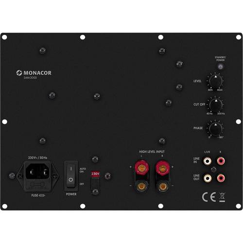 Monacor SAM-300D Einbauverstärkermodul 300 W