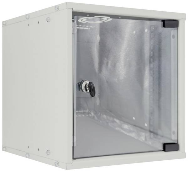 Intellinet 711708 10 Zoll Wandgehäuse (B x H x T) 300 x 320 x 300 mm 6 HE Lichtgrau (RAL 7035)