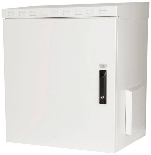 Digitus DN-19 12U-I-OD 19 Zoll Wandgehäuse (B x H x T) 600 x 714 x 450 mm 12 HE Lichtgrau (RAL 7035)