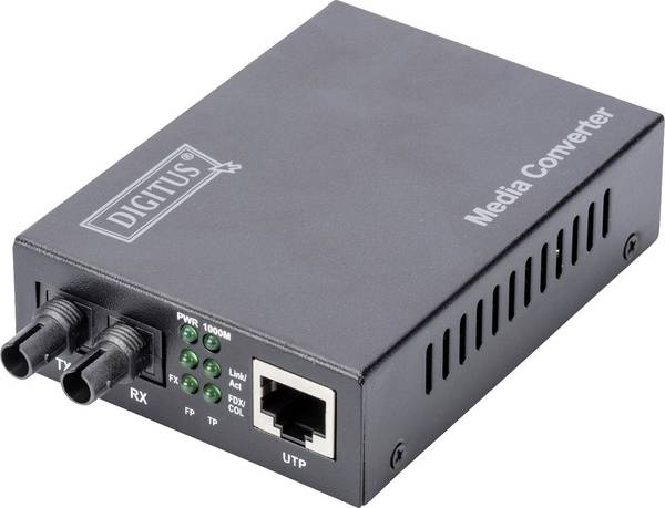 DIGITUS - Gigabit Medienkonverter, RJ45 / ST