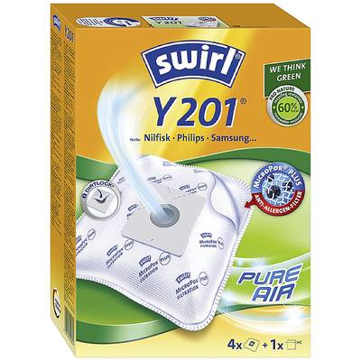 Swirl Y201 MicroPor® Plus Staubsaugerbeutel 4 St.