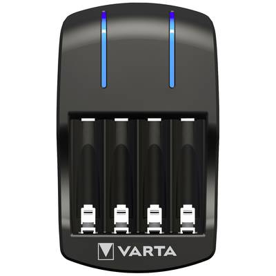 Varta Plug Charger 4x56706 Rundzellen-Ladegerät NiMH Micro (AAA), Mignon (AA)