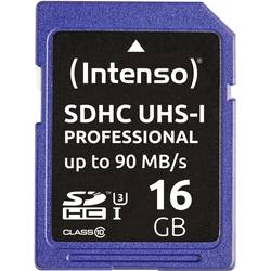 Image of Intenso Professional SDHC-Karte 16 GB Class 10, UHS-I