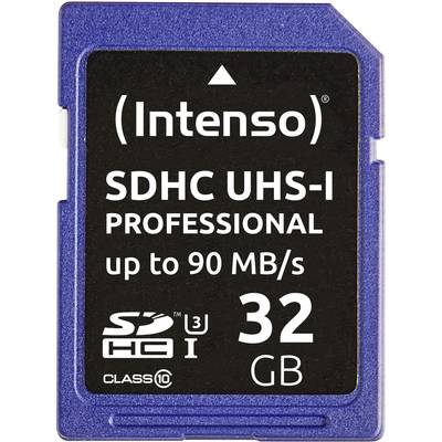 Intenso Professional SDHC-Karte 32 GB Class 10, UHS-I 