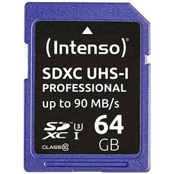Image of Intenso Professional SDXC-Karte 64 GB Class 10, UHS-I