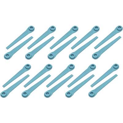 GARDENA 5368-20 Ersatzmesser 20er Set Passend für (Modell Rasentrimmer): Gardena EasyCut Li-18/23R, Gardena ComfortCut L
