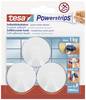 tesa POWERSTRIPS® Klebehaken Small Rund Weiß Inhalt: 3 St.