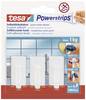 tesa POWERSTRIPS® Klebehaken Small Classic Weiß Inhalt: 3 St.