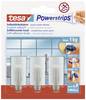 tesa POWERSTRIPS® Klebehaken Small Trend Chrom (matt) Inhalt: 3 St.