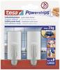 tesa POWERSTRIPS® Klebehaken Large Trend Chrom (matt) Inhalt: 2 St.