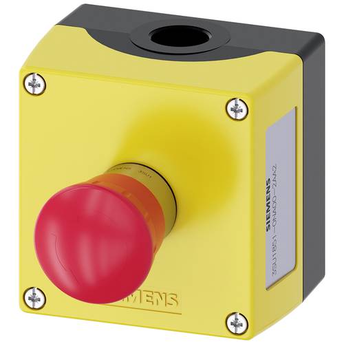 Siemens 3SU1851-0NA00-2AA2 3SU18510NA002AA2 Gehäuse im Gehäuse, mit Schutzkragen (L x B x H) 89.4 x 85 x 109 mm Gelb 1 S...