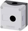 Siemens 3SU1801-0AA00-0AB1 3SU18010AA000AB1 Leergehäuse 1 Einbaustelle (Ø x H) 22 mm x 64 mm unbeschriftet Grau 1 St.
