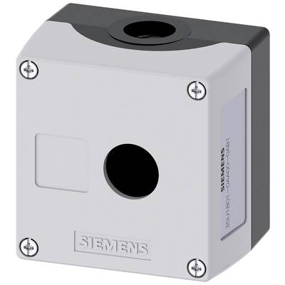 Gehäuse mit kreisförmiger Öffnung, geeignet für industrielle Anwendungen, mit Beschriftung 'Siemens'.