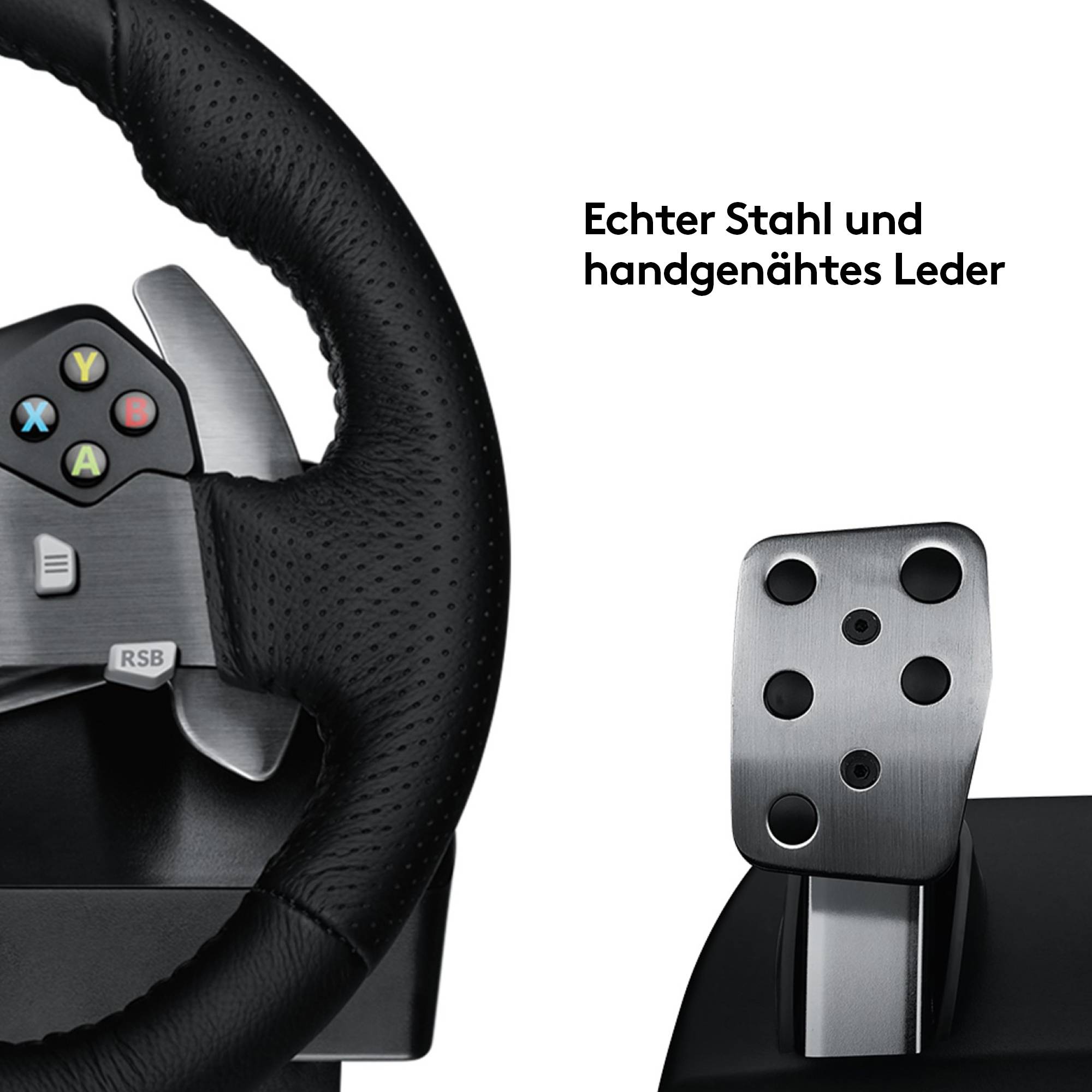 Logitech Gaming G920 Driving Force Racing Wheel Lenkrad PC, Xbox One Schwarz-9
