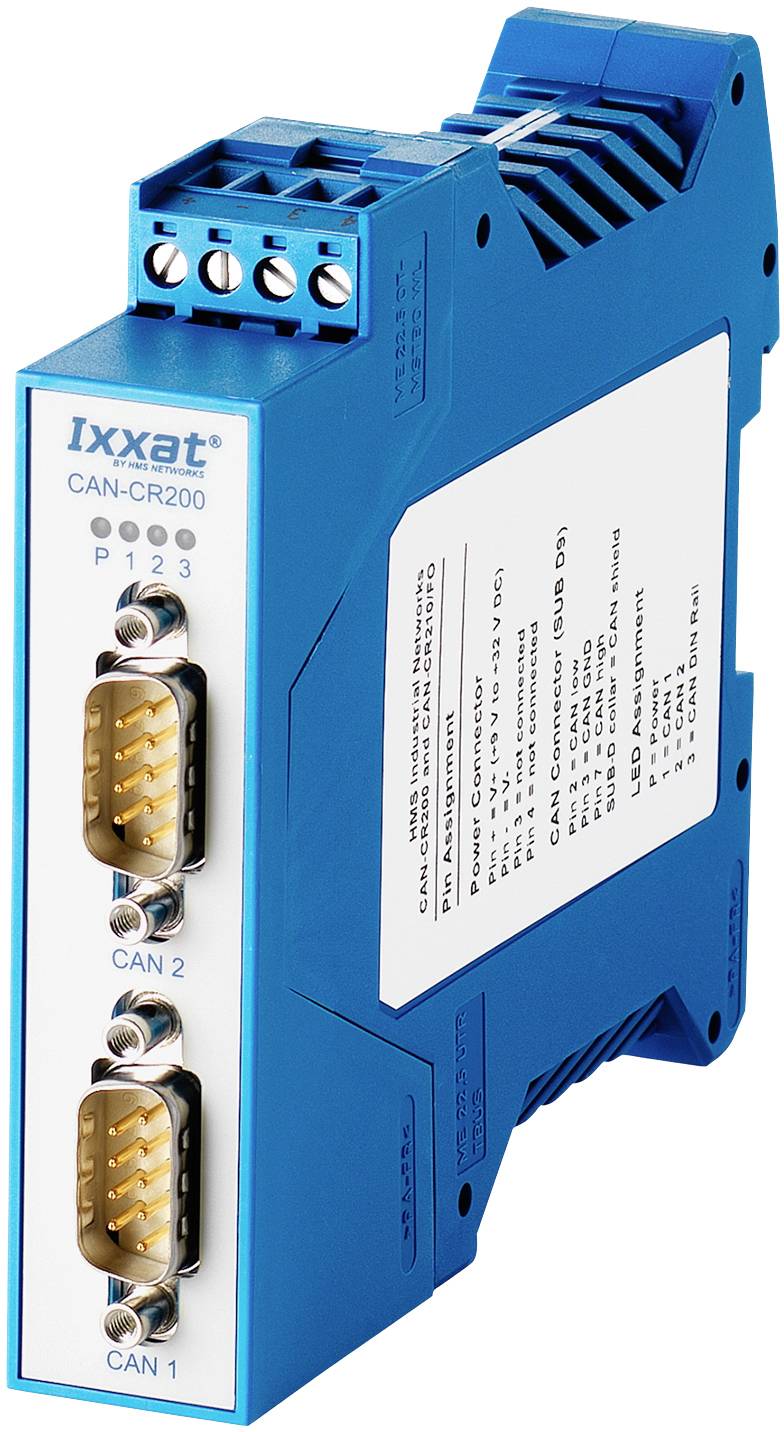 IXXAT CAN Repeater CAN Bus Ixxat 1.01.0067.44010 Betriebsspannung: 12 V/DC, 24 V/DC