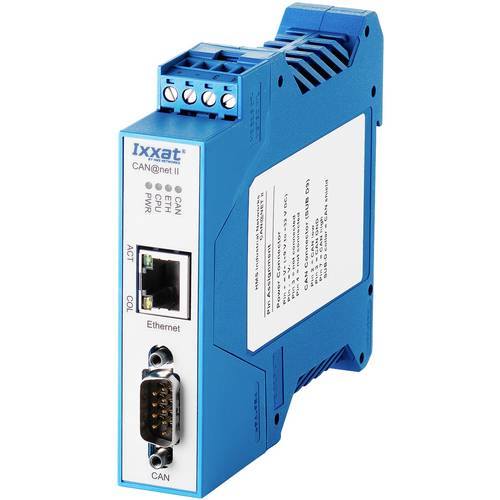 Ixxat 1.01.0086.10200 CAN@net II/VCI CAN Umsetzer CAN Bus, Ethernet 24 V/DC 1 St.