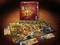 'Die Legenden von Andor' Spielbox und Spielfeld mit Figuren und Karten. Fantasie-Thema mit Abenteuern und Helden. Ziel: Questen erfüllen.