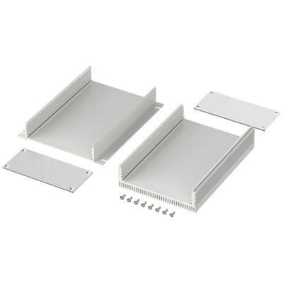 'Aluminiumgehäuse Bausatz mit Kühlrippen und Schrauben'